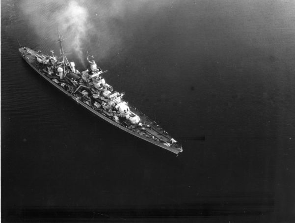 Prinz Eugen at Bikini Atoll, 1946.