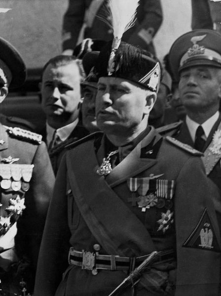 Italian Fascist dictator Mussolini moved troops towards the Austrian border to halt German designs on Austria.