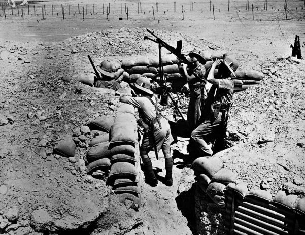 British, Indian and Australian troops in Egypt