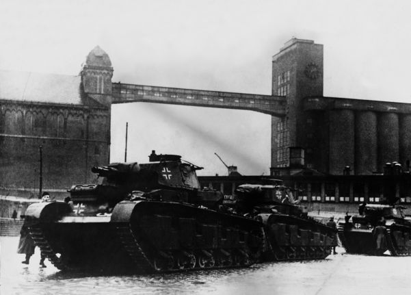 The only three operational Neubaufahrzeug tanks in Norway, 1940