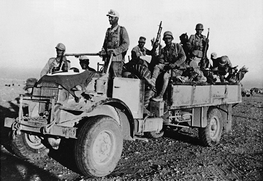 Image result for destroyed german truck libya 1942